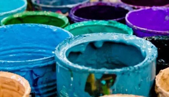 Assorted-color Paint Buckets